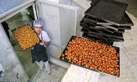 کارگاه پخت زولبیا و بامیه در بجنورد