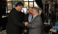 دست «یا علی» سلطان و دایی +عکس