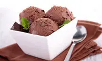 بستنی در فنجان شکلاتی
