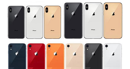 عرضه آیفون XR اپل در ۶ رنگ مختلف