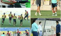 بازرس فدراسیون پزشکی در تمرین پرسپولیس