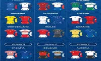 عکس: رنگ لباس 24 تیم در یورو 2016