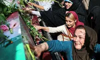 مراسم تشییع پیکر شهدای غواص +عکس