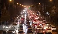 حضور مردم در خیابان های تهران پس از زلزله