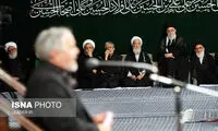 مراسم شام غریبان با حضور مقام معظم رهبری