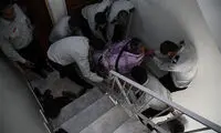 امداد رسانی به زن 160 کیلویی ایرانی+عکس