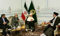 دیدار آیت الله هاشمی با داماد آیت الله علم الهدی