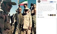 بازدید وزیر کشور با لباس نظامی +عکس