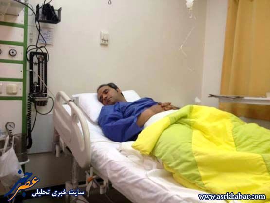 شهرام شکوهی راهی بیمارستان شد+عکس