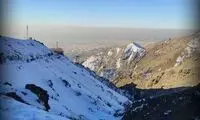آلودگی هوای تهران از نمای توچال