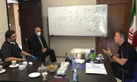 دیدار دراگان اسکوچیچ با سرمربی پارس جنوبی
