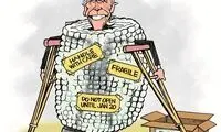 مراقب باشید این رئیس‌جمهور، شکستنی است!
