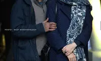 مجری جنجالی برنامه «هفت» در کنار همسرش