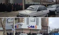 صف تاسف برانگیز مردم برای خرید گوشت
