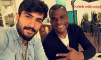 استوری پسر عقاب در کنار گلر سابق پرسپولیس