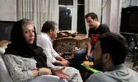 رخشان بنی‌اعتماد در پشت‌صحنه «سدمعبر»