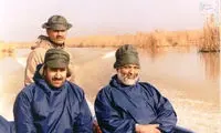 عکس حاج آقا قرائتی سوار بر قایق موتوری