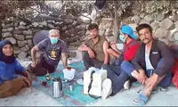 تصویری از واکسیناسیون در مناطق صعب‌العبور