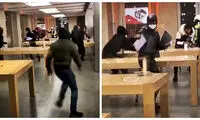 فرانسه؛ غارتگران فروشگاه اپل را خالی کردند