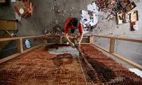 اثر هنری با استفاده از ۲۰ هزار چای کیسه‌ای!