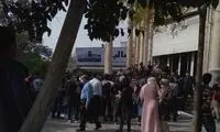 تجمع اعتراضی بورسی‌ها مقابل دادگاه انقلاب
