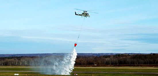 تصاویر هلی‌کوپتر و پهپاد آتشنشان