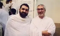 حاتمی‌کیا و حدادعادل در لباس احرام +عکس