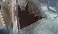 اصابت نارنجک به پراید