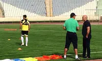 عکس: منصوریان در آغوش کی روش