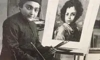 مهارت نوه ناصرالدین شاه در نقاشی