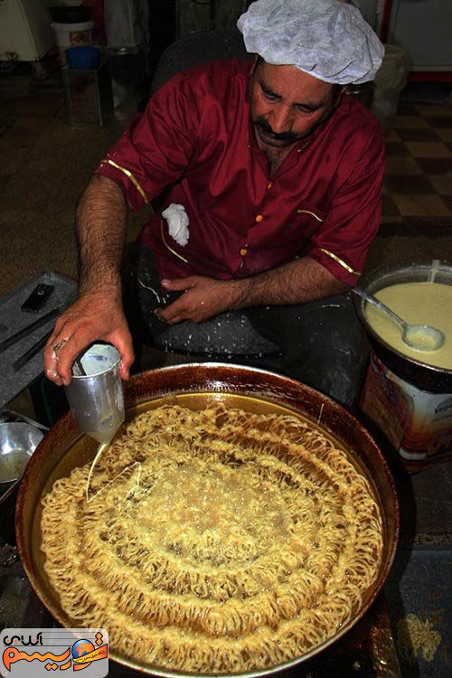 بزرگترین زولبیای ایران آماده شد! +عکس