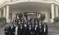 اولین عکس دسته جمعی دولت دوم روحانی