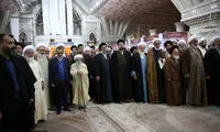 اعضای مجلس خبرگان در حرم امام