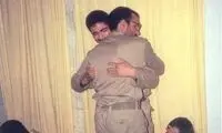 یک تصویر دیده نشده از لحظه وداع حاج قاسم