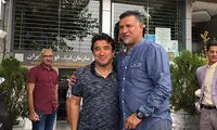 دیدار دایی و عزیزی مقابل سازمان لیگ