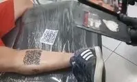 خالکوبی عجیب هوادار ریورپلاته!