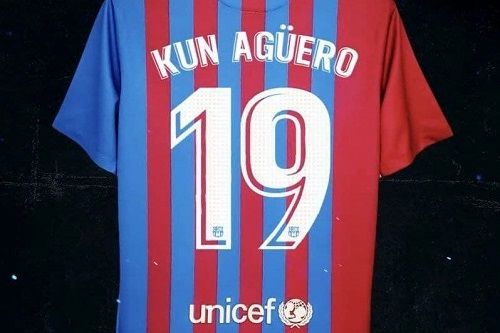 شماره پیراهن آگوئرو در بارسا مشخص شد