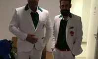 سعید معروف و رضا رودکی در لباس المپیک