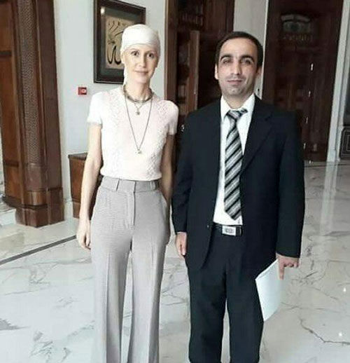 چهره جدید همسر بشار اسد