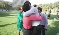 دیدار دایی و خداداد در ورزشگاه اکباتان