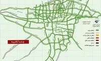 عجیب‌ترین نقشه ترافیک اولین روز زمستان