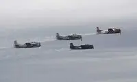سقوط یک هواپیما در میان مردم بیچاره!