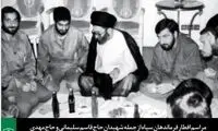 رهبر انقلاب و سردار سلیمانی پایِ سفره افطار