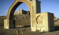 عکس: «دروازه بلخ» قبل‌ و بعد از زلزله