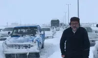 «ابطحی» یکی از درراه ماندگان اتوبان قم