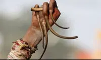 اقدام چندش آورِ مرتاضان هندی! +عکس