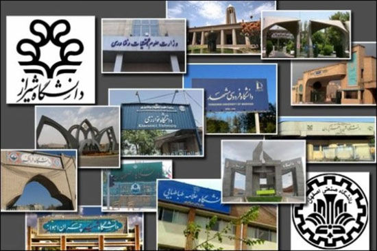 50  دانشگاه و پژوهشگاه ایرانی در جمع موثرترین‌ها