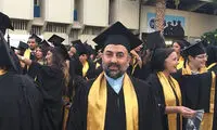 عکس متفاوت از روحانی ایرانی در دانشگاه فرانسوی