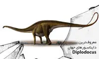 معروف‌ترین دایناسورهای جهان: دیپلودوکوس