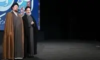 عکس:خاتمی و سیدحسن‌خمینی در برج‌میلاد
